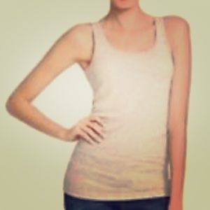 🛍 CAbi Heather Oatmeal Layer Tank #5069